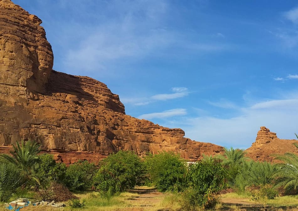 Jubbah, un tempo attraversata da rotte carovaniere, era un'oasi ricca di acqua