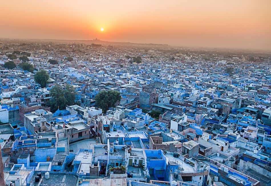 Jodhpur, la città blu, è la seconda città più grande del Rajasthan