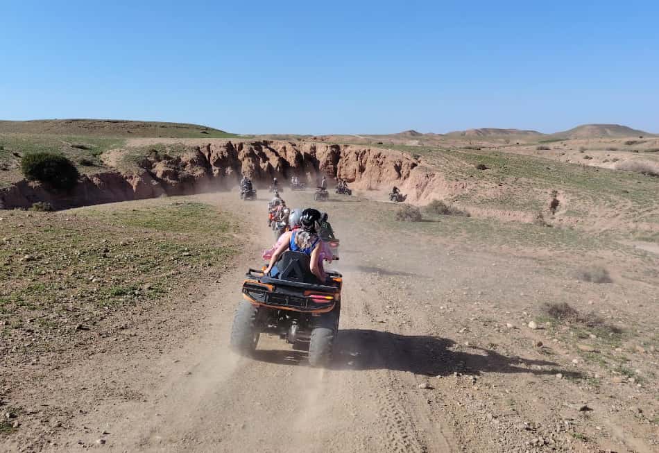 In quad e dromedario sulle dune di Agafay