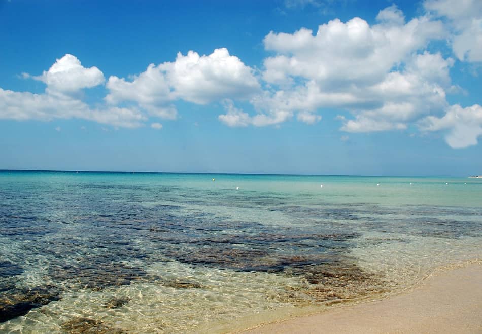 Mi piaceva rilassarmi sotto il caldo sole della Puglia, fare un tuffo nell’acqua